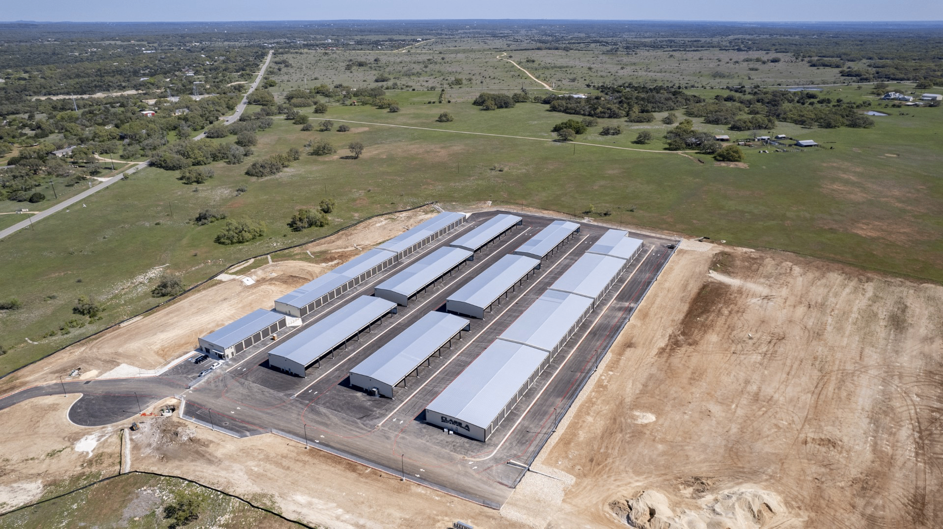 Aerial drone view